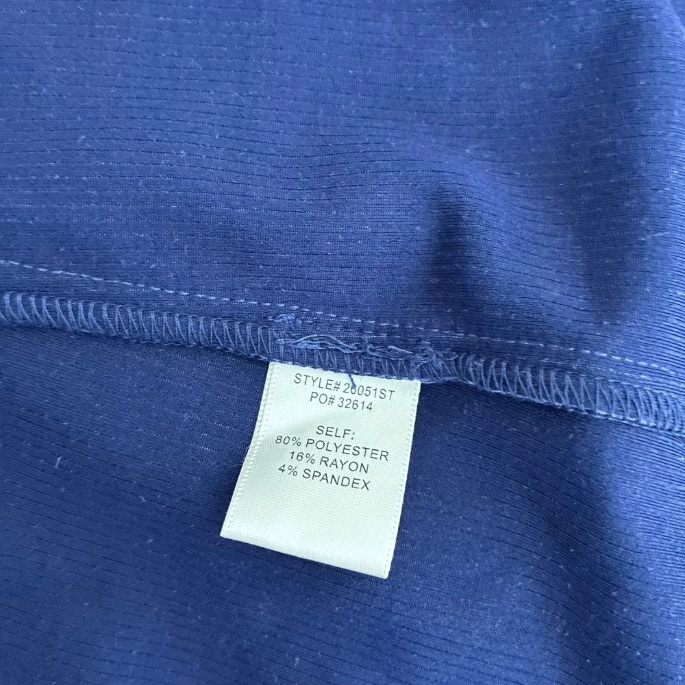 Skies Are Blue Ribbed Knit Blazer Open Front Jacket Women's L Preppy Minimalist